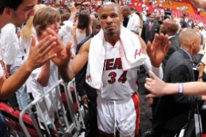 Eighteen-year veteran Ray Allen's 3-pointer with just over five seconds left in Game 6 of the NBA Finals bailed the Miami Heat out Tuesday.