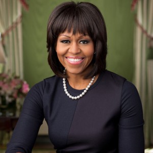 Michelle-Obama-Wears-Reed-Krakoff-Dress-Portrait
