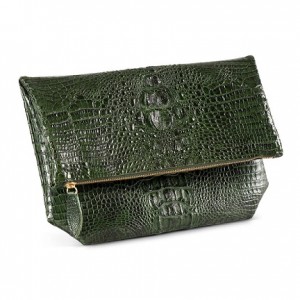 heatherbelleaudreyfoldoverclutchgreen