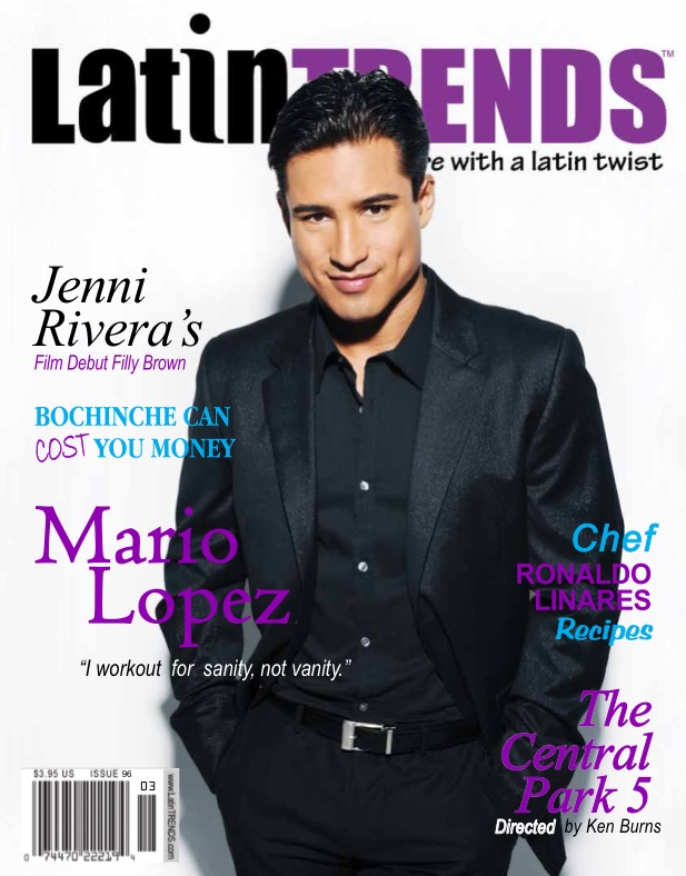 Mario Lopez LatinTRENDS Cover issue 96