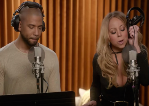 Jussie Smollett and Mariah Carey as Jamal Lyon and Kitty