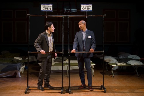 Daniel Prado (L) and Sai Somboon# #Member of Actor's Equity Association 