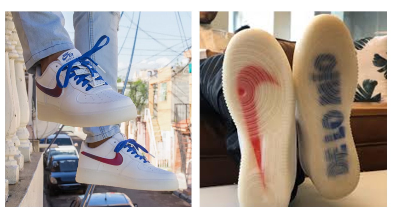 De Lo Mio” Air Force 1s Sneakers 